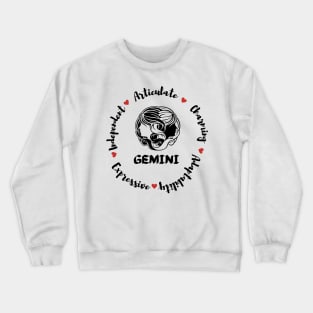 Gemini ♊ Zodiac Sign Astrology Sign Crewneck Sweatshirt